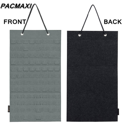 PACMAXI Hanging Brooch Pin Organizer, Display Pins Storage Case, Brooch Collection Storage Holder, Holds Up to 96 Pins.(Not Include Any Accessories)