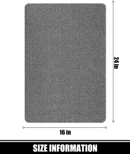 Bingobang Bath Mats Non Slip,Shower Mat Rubber 60x40cm,Extra Soft Anti-Mould, Machine-Washable,For Bathroom Floor,Bathtub(Grey)