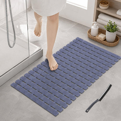 Yuaerbuo Shower Mat Non Slip Anti Mould, 40x100cm Non Slip Bath Mat