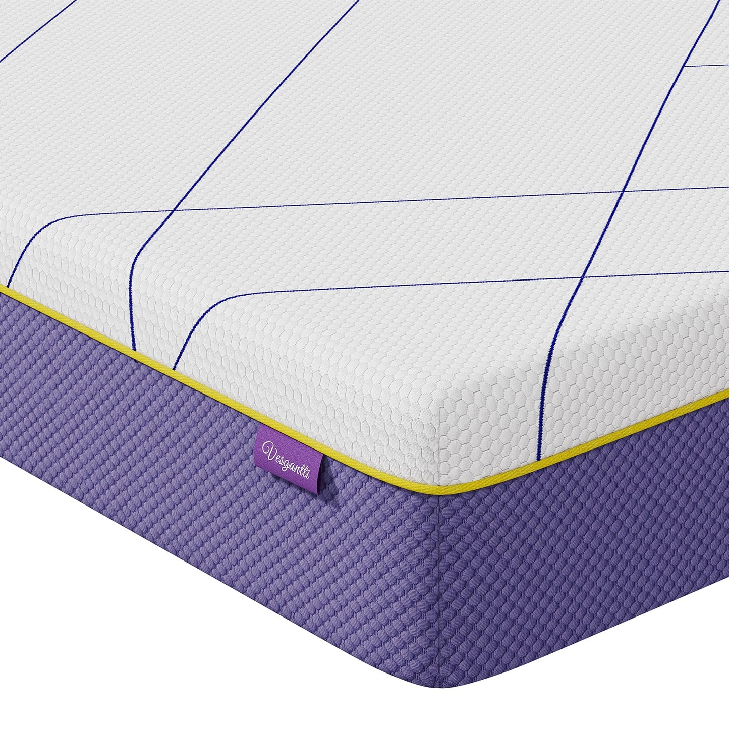 Vesgantti 20CM Cooling Gel Memory Foam Mattress - Small Double, Medium Firm