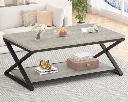 HSH Coffee Table for living room coffee tables Storage 120cm Grey