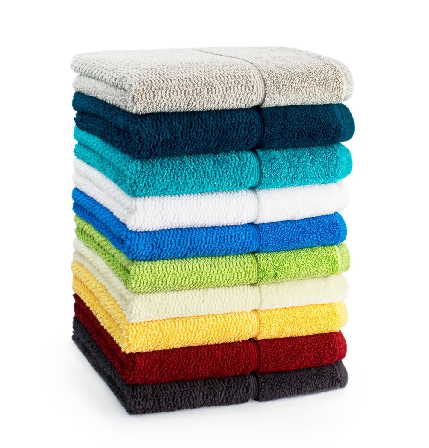 Frottana Pearl soap cloth 30 x 30 cm made of 100% cotton, ivory 3er set