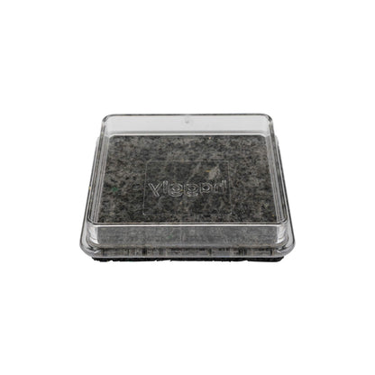 haggiy Anti-Slip Furniture Coasters - transparent, 60x60mm (4 Pcs)