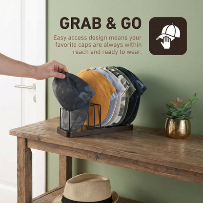 Xygobla Tabletop Hat Holder Rack for Baseball Caps
