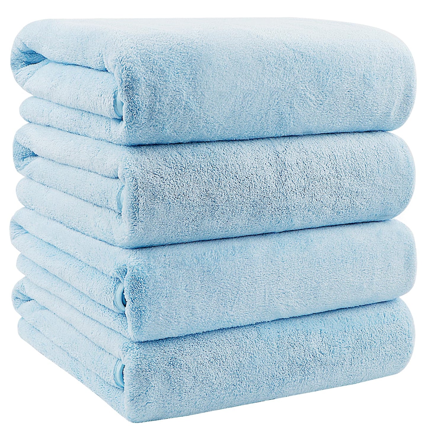 Orighty Bath Towels Set Pack of 4(27?? x 54??) - Soft Feel Bath Towel Sets, Highly Absorbent Microfibre Towels for Body, Quick Drying, Microfibre Bath
