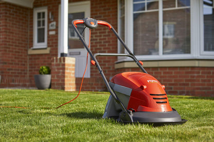 Flymo Hover Vac 270 Electric Hover Lawn Mower, 1400 W, 27 cm Cutting Width, 15 L Grass Box