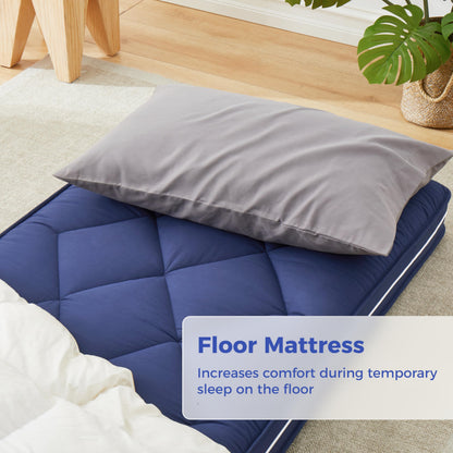 Jamdok Single Roll Up Floor Mattress,Memory Foam,Portable(190X75X10cm)