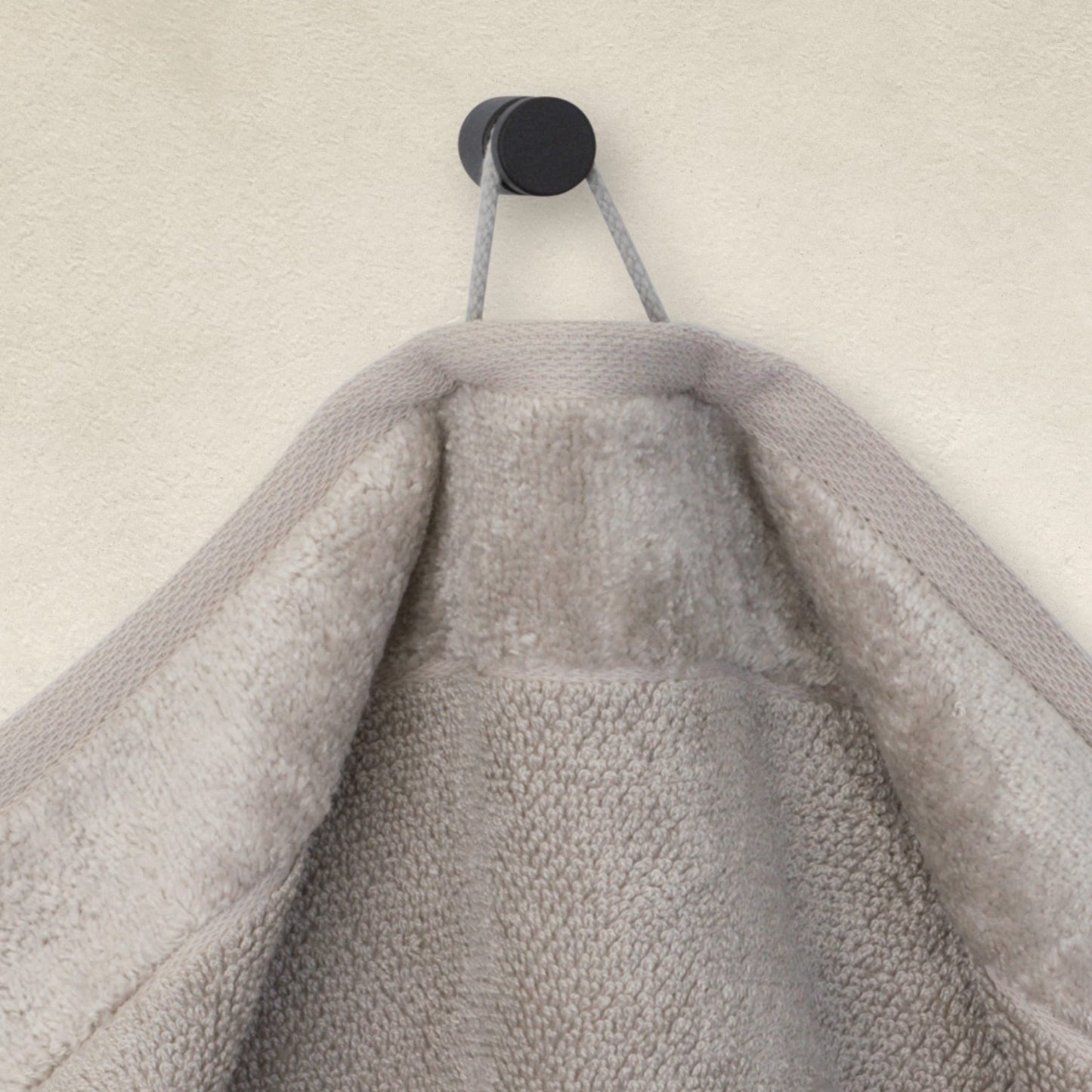 Möve Bamboo Luxe soap cloth 30 x 30 cm made of 60% cotton / 40% viscose from bamboo cellulose, silver grey