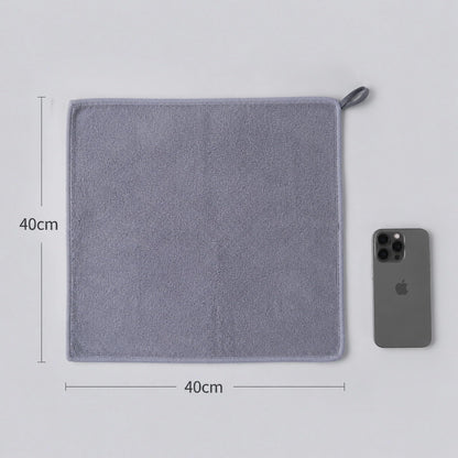 Jenck 40×40cm Microfiber Cleaning Cloth Grey Multipurpose Towel