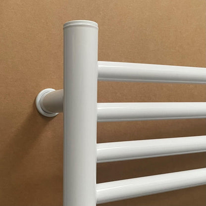 Manissa Siena White Electric Heated Towel Rail 600mm W x 1000mm H