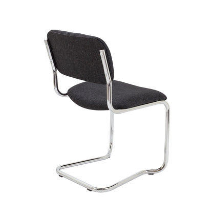 Office Hippo Heavy Duty Meeting Chair, Versatile & Robust Stackable Office Chair, Desk Chair With Strong Chrome Frame & Padded Durable Seat Cushion