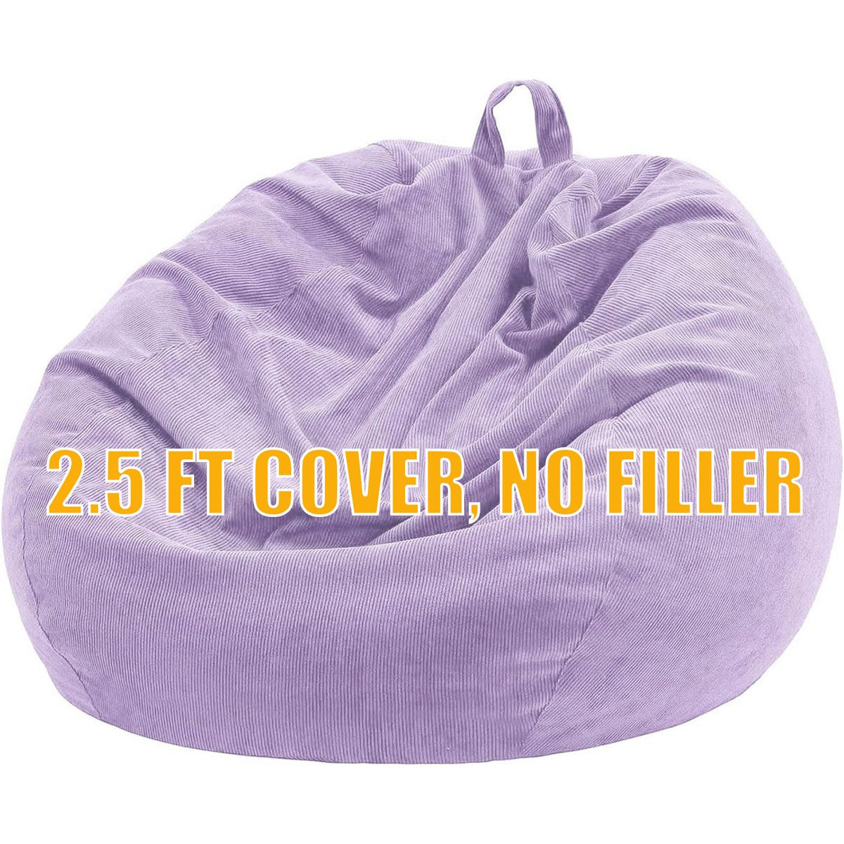 Nobildonna Bean Bag Chair Cover (No Filler) for Kids Beanbag Stuffed Animal Storage Without Filling Plush Toys Holder and Organizer Soft Premium