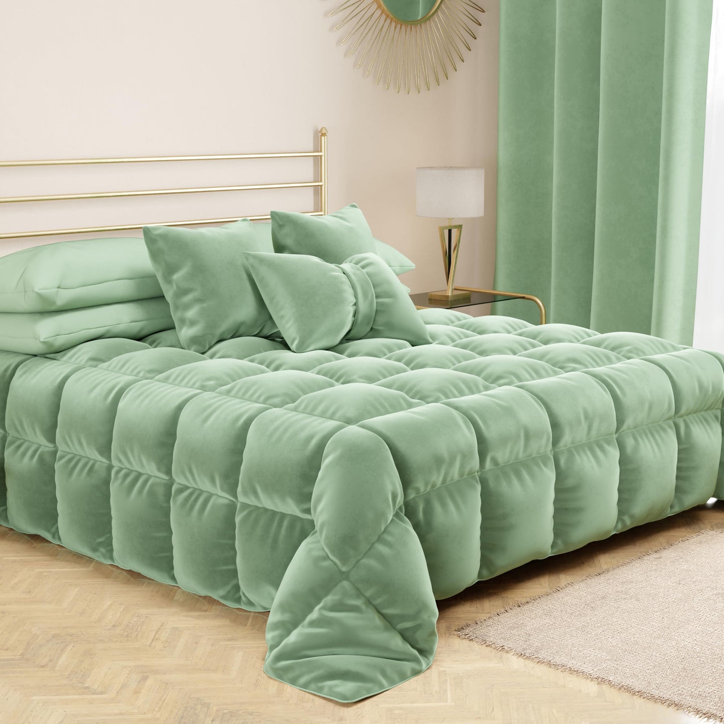 PETTI Artigiani Italiani - 2 velvet sofa cushions with filling, bedroom cushion covers, upholstery cushions with invisible zipper