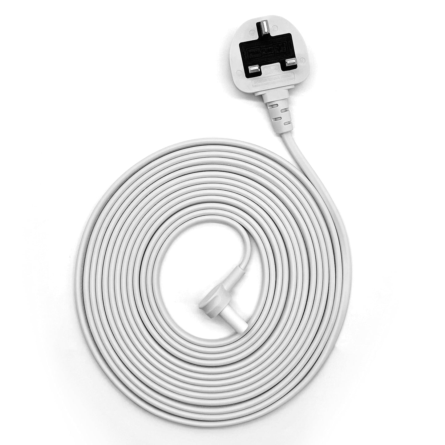 BrightOn? Power Cord Compatible with Sonos ERA 100, ERA 300, Mini Sub and Sonos Sub, UK Version, 5 Meters, 1-Pack (White)