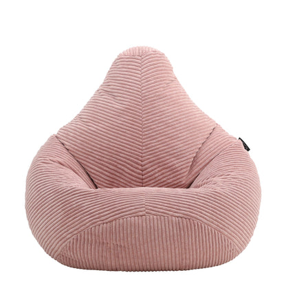 icon Dalton Kids Bean Bag, Dusk Pink, Cord Kids Bean Bag Chair with Filling Included for Girls and Boys, Childrens Chair, Beanbags for Children,