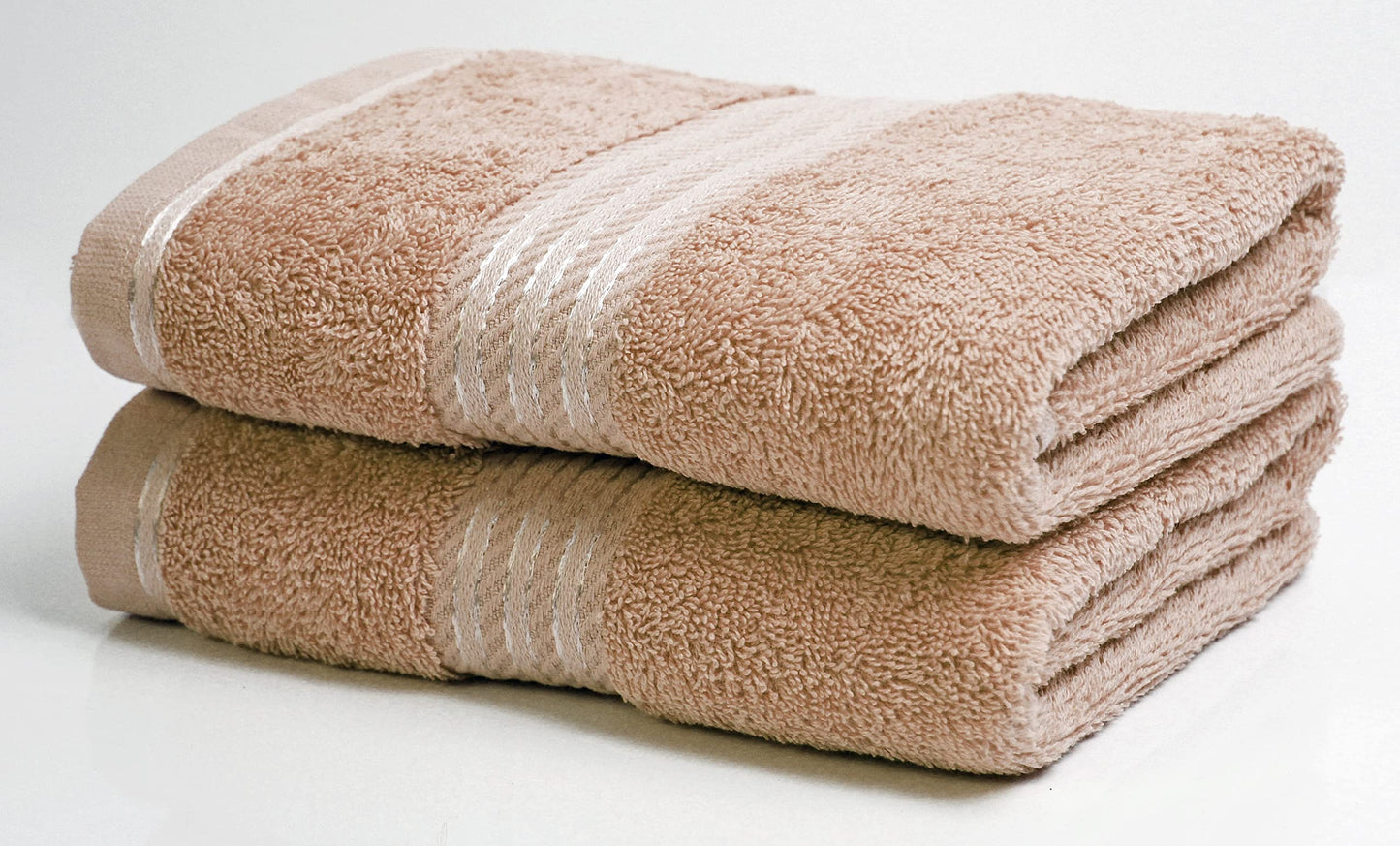 Bentley Priory Linens Hand Towels (2 PACK) for Bathroom Supreme Range 500GSM Super Soft Combed Cotton Pack of 2 Absorbent and Quick Dry Hand Towels