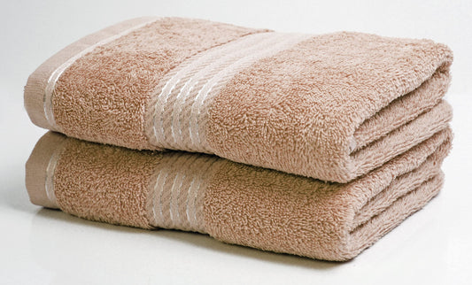 Bentley Priory Linens Hand Towels (2 PACK) for Bathroom Supreme Range 500GSM Super Soft Combed Cotton Pack of 2 Absorbent and Quick Dry Hand Towels