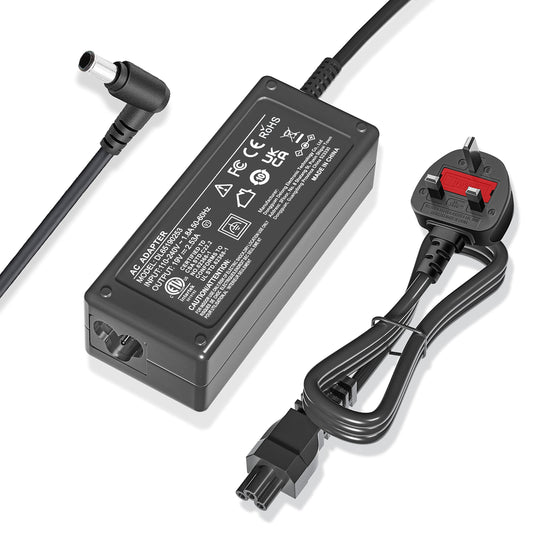 19V 2.53A Adapter Charger for LG Electronics 19"20"22"23"24"27"29"34" Monitor LCD LED HD TV Widescreen Flatron IPS236V E2351T E2750VR E2290T E2360T;