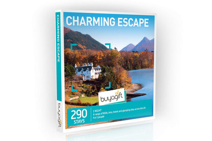 Buyagift 1-Night Charming Escape Gift Experience Box for 2-290 Hotel & Glamping Overnight Stays