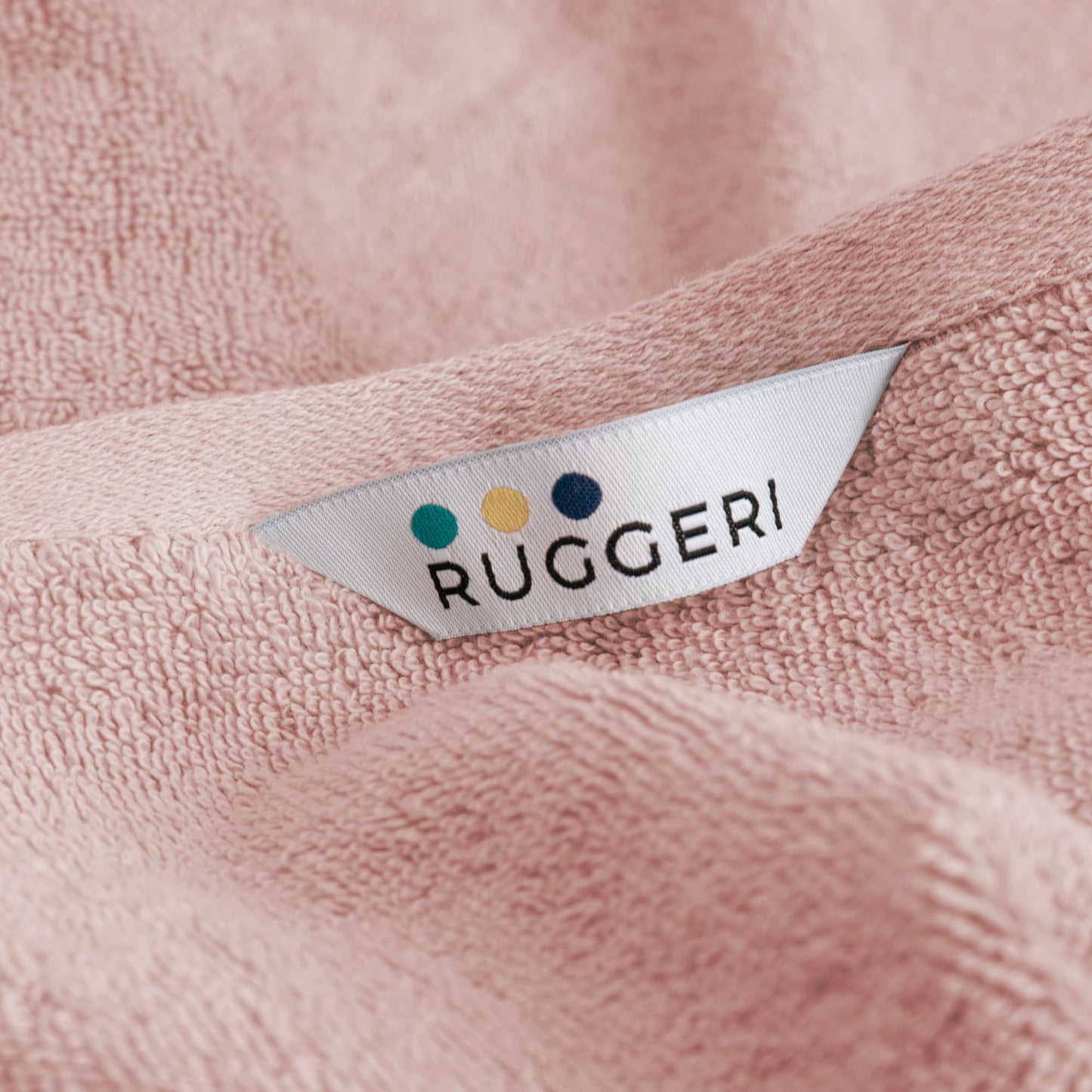 Ruggeri 4 Piece Guest Towel Set, 40x50 cm, Soft Cotton, Pink