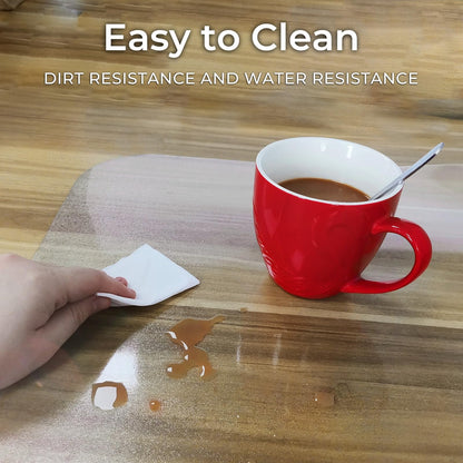 Office Chair Mat for Hard Wood Floors 90x120cm Heavy Duty Floor Protector Computer Desk Chair Mats for Rolling Chairs, Easy Clean