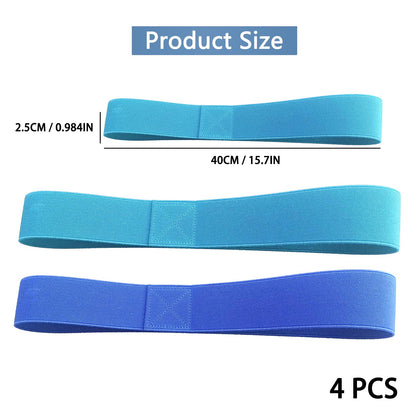Towel Bands for Beach Chairs Sun Loungers, Elastic Sunbed Towel Bands,4PCS