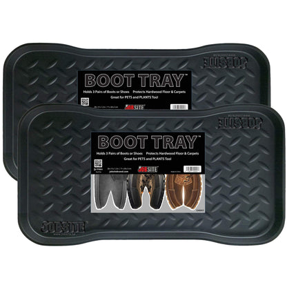 Jobsite Boot Tray - Multi-Purpose - 38 cm x 71 cm - 2 Pack