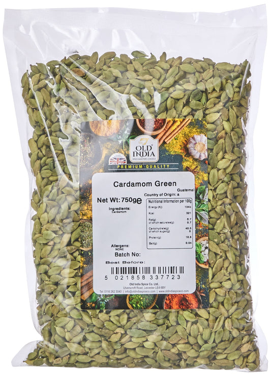 Old India Green Cardamom Pods 750 g