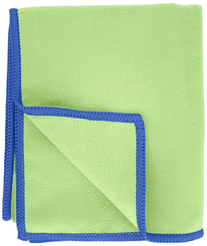 Playshoes Unisex Multifunctional Towel, Microfibre Bath Towel Portable Blanket, Green, 30 x 50 cm