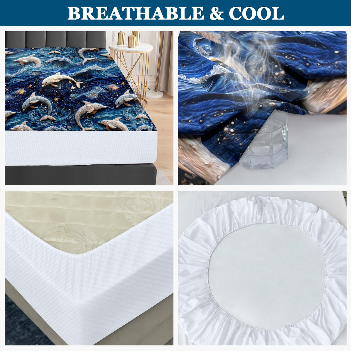 Waterproof Mattress Protector Single,90x190cm Mattress Cover for Bed,30cm Deep Pocket Fitted Sheet Style Mattress Protector with Elastic Rubber Band