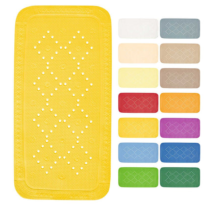 Spirella 71 x 36 Yellow Collection Alaska Shower Mat, PVC