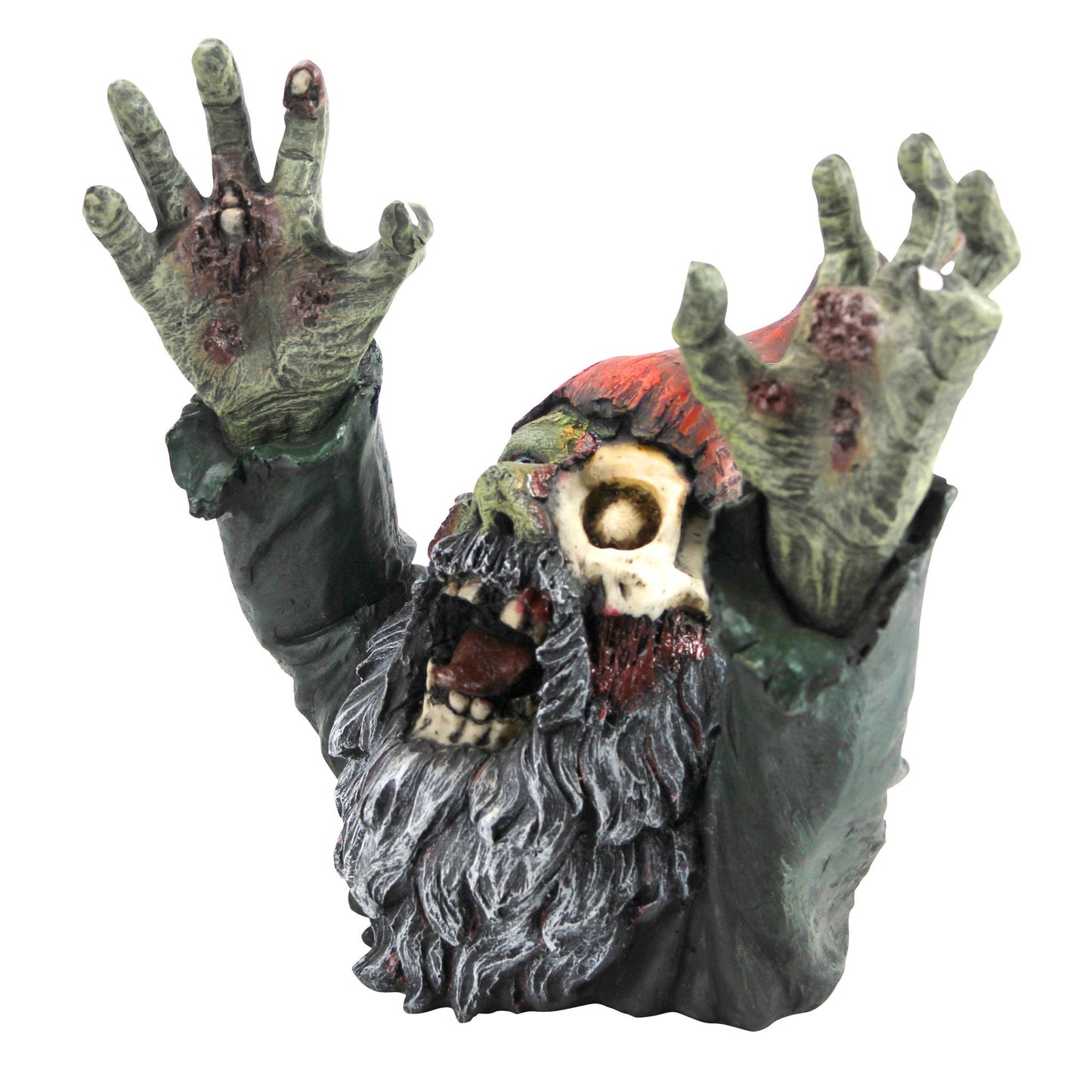 Design Toscano CL6565 Zombie Gnombie Gothic Decor Garden Gnome Graveyard Statue, 28 cm, Polyresin, Full Color