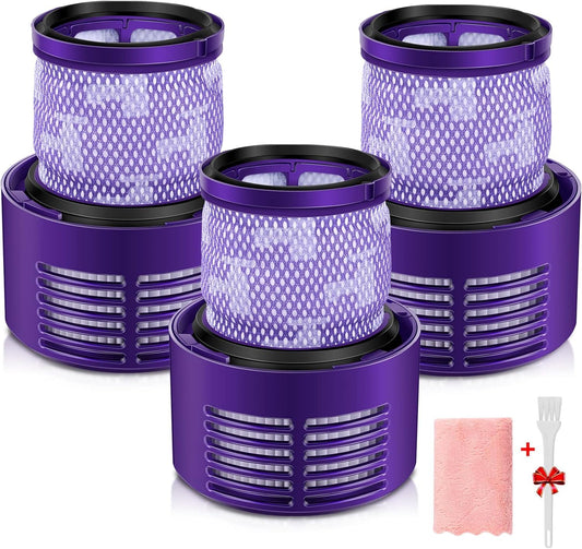 Dyson V10 Filters, 3 Pack Dyson V10 Filters for Cyclone Series, V10 Absolute, V10 Animal, V10 Total Clean, 969082-01.(3 Pack)