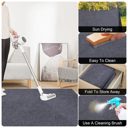SINBLUE Square Hot Tub Flooring Mat 7.5 x 7.5 FT Inflatable Floor Protector
