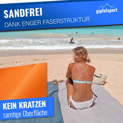 gipfelsport Microfibre Towel | 13 - Orange | S(80x40cm)