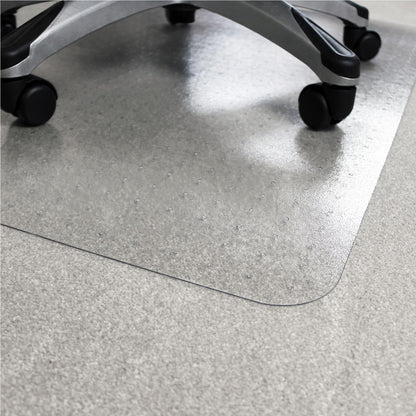 Marvelux Enhanced Polymer Large Office Chair Mat for Carpets 120 x 130cm
