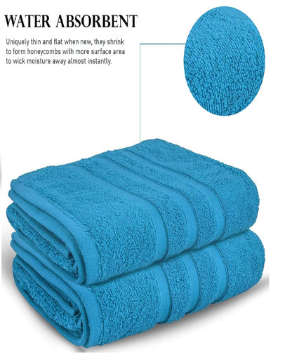 Uk Furniture 2 Pack Extra Large|95x200cm| Super Jumbo Bath Sheet Towels100% Egyptian Cotton 700GSM Super Soft Towel Set. (Teal)