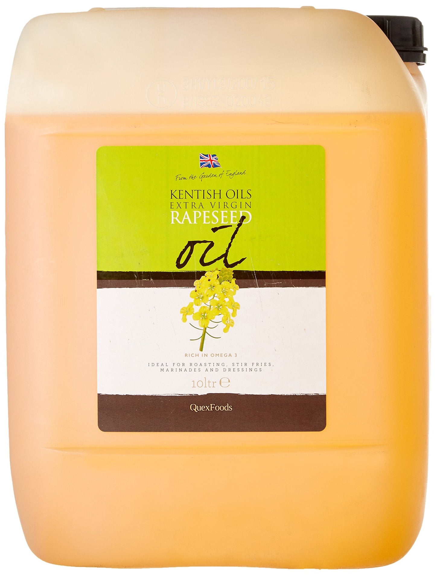 Kentish Oils Extra Virgin Rapeseed Oil 10 Litre