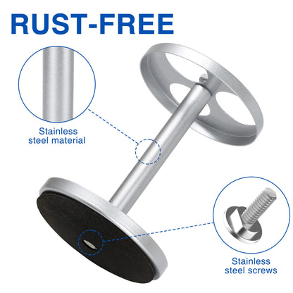 Electric Toothbrush Holder Stand for Bathroom (Silver, Electric Toothbrush Holder)