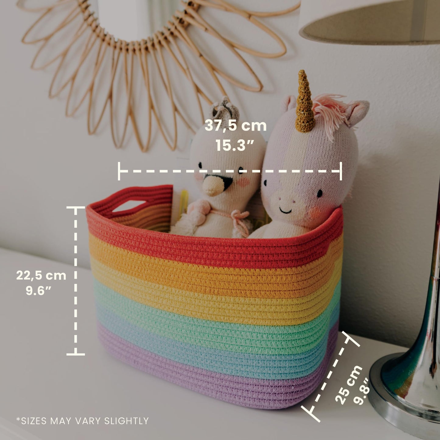 OrganiHaus Pack of 3 Toy Basket for Kids, Cotton Rope Baskets for Towel Storage, Blanket Basket, Woven Storage Basket, Bathroom Storage Baskets