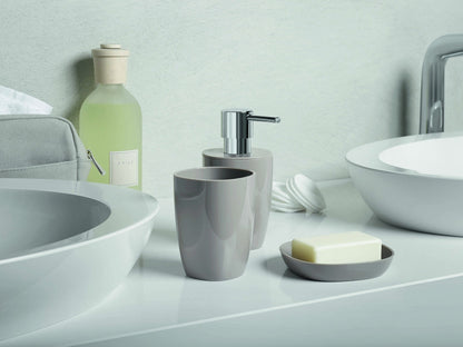 Spirella Waste Bin Bathroom Accessories, Polystyrene, 25 x 17 x 17 cm, Polystyrene, mint, 25 x 17 x 17 cm