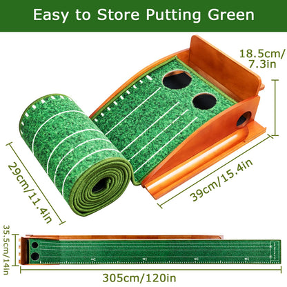 Putting Mat Indoor Golf, Putting Mat, Golf Putting Mat, Golf Mat, Putting Green, Golf Putting Mats for Men Playing Golf Game at Home or Office