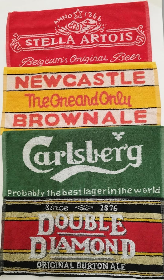 Pub Paraphernalia Set of 4 Assorted Bar Towels - Ales