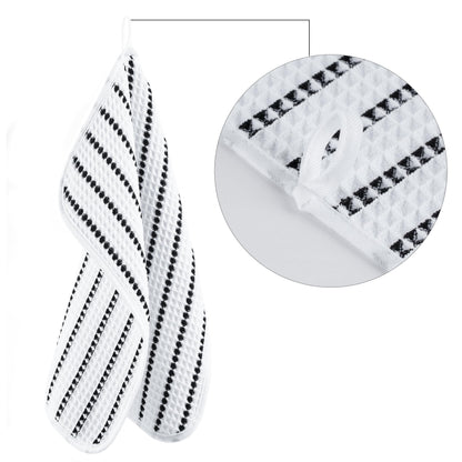 POLYTE 430 GSM Microfibre Waffle Wash Cloth Face Towel, 33.0x33.0 cm