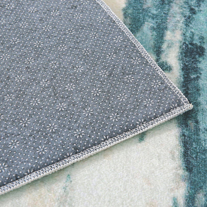 Tinyboy-hbq Rugs Living Room Modern Abstract Rug Soft Short Pile Area Rugs for Bedroom Dining Room Large Living Room Rug Carpet Non Slip Striped