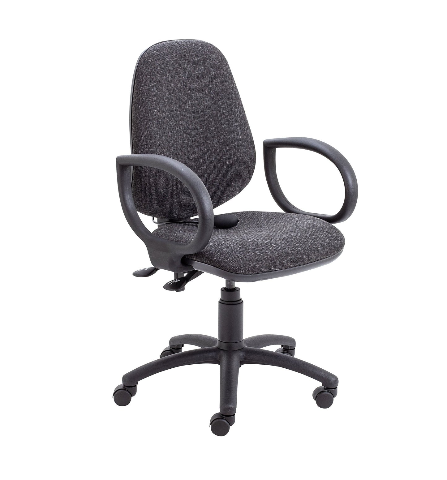 Office Hippo Desk Chair, Ergonomic Home & Office Chair With Adjustable Seat, Back & Lumbar Pump For Comfort & Support