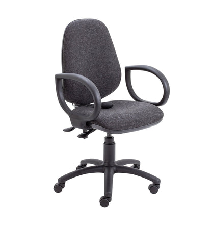 Office Hippo Desk Chair, Ergonomic Home & Office Chair With Adjustable Seat, Back & Lumbar Pump For Comfort & Support