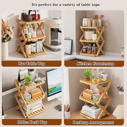 Akloya Small Shoe Rack, 3 Tier Portable Foldable No Installation Mini Shoe Rack Freestanding Shoe Rack for Camping, Hallways, Bedrooms