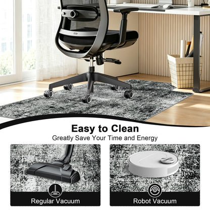 Capslpad Office Chair Mats for Hardwood Floor 90x120cm Non-Slip Modern Abstract Home Multi Purpose Chair Mat Low Pile Floor Protectors Computer Chair