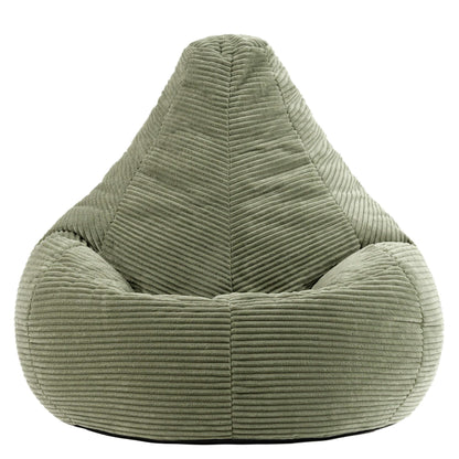 icon Dalton Cord Bean Bag with Filling Included, Set of 2, Green